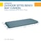 Classic Accessories Weekend 59" x 18" x 3" Outdoor Bench Cushion, Blue Shadow CBSBN59183 - alternate 7